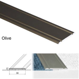 thumbnail image 2 of Extra Wide Carpet Cover Strip Aluminium 0.9m X 60mm 2 of 11