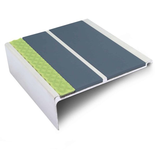 CobaltBlueCommercialStairNosing93mmx32mmWithPVCInsertstepedgeprotection