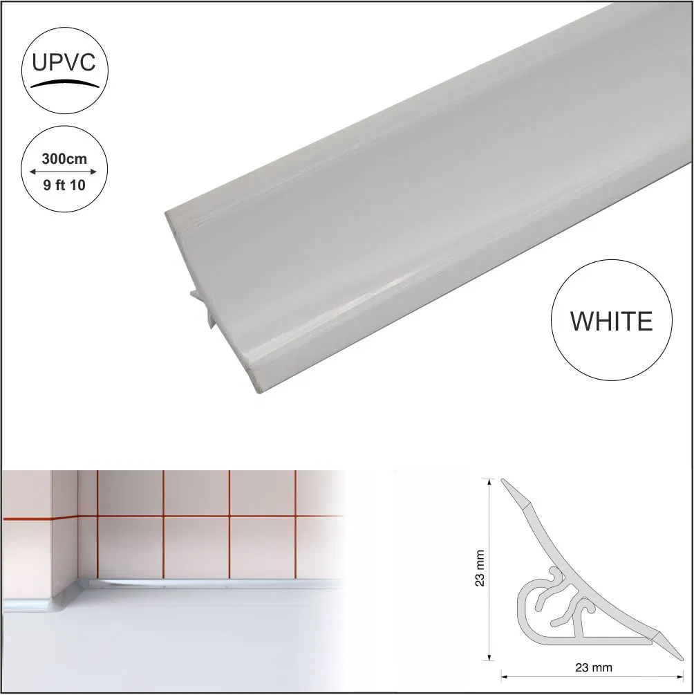 White3mSplashbackWorktopProfileStripEdgingTrimKitchenSeal