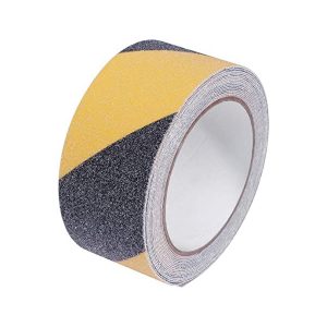 WELSTIK Heavy Duty Non-Skid Tape – 80 Grit High Traction Anti-Slip Tape, 1” X 33’ Roll, Waterproof For Stairs, Decks, Ladders, Indoor/Outdoor Use